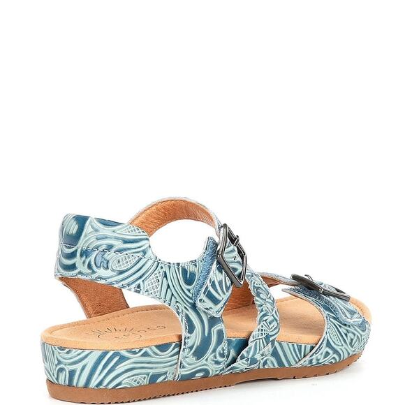Brioso Shoes - Brioso
Solera Tooled Leather Sandals 8.5